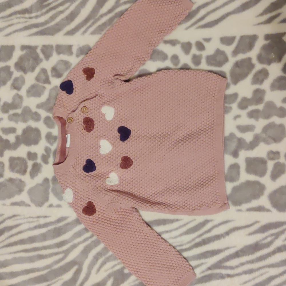 H&M heart sweater 18m